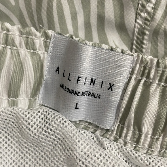 All Fenix men’s patterned tie waist swim trunks - Picture 5 of 7